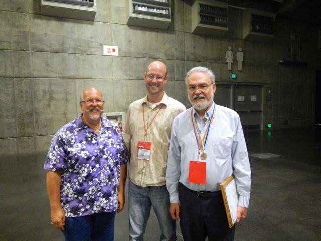 Asbury award winner Jerry Fox with Mike Harrell and Jay Lewis