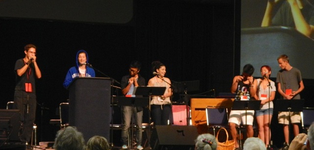 Central Valley District youth sing their final song