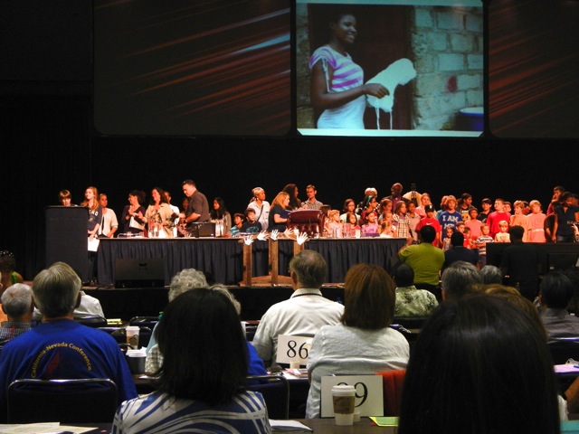 Children at Annual Conference Session 2013