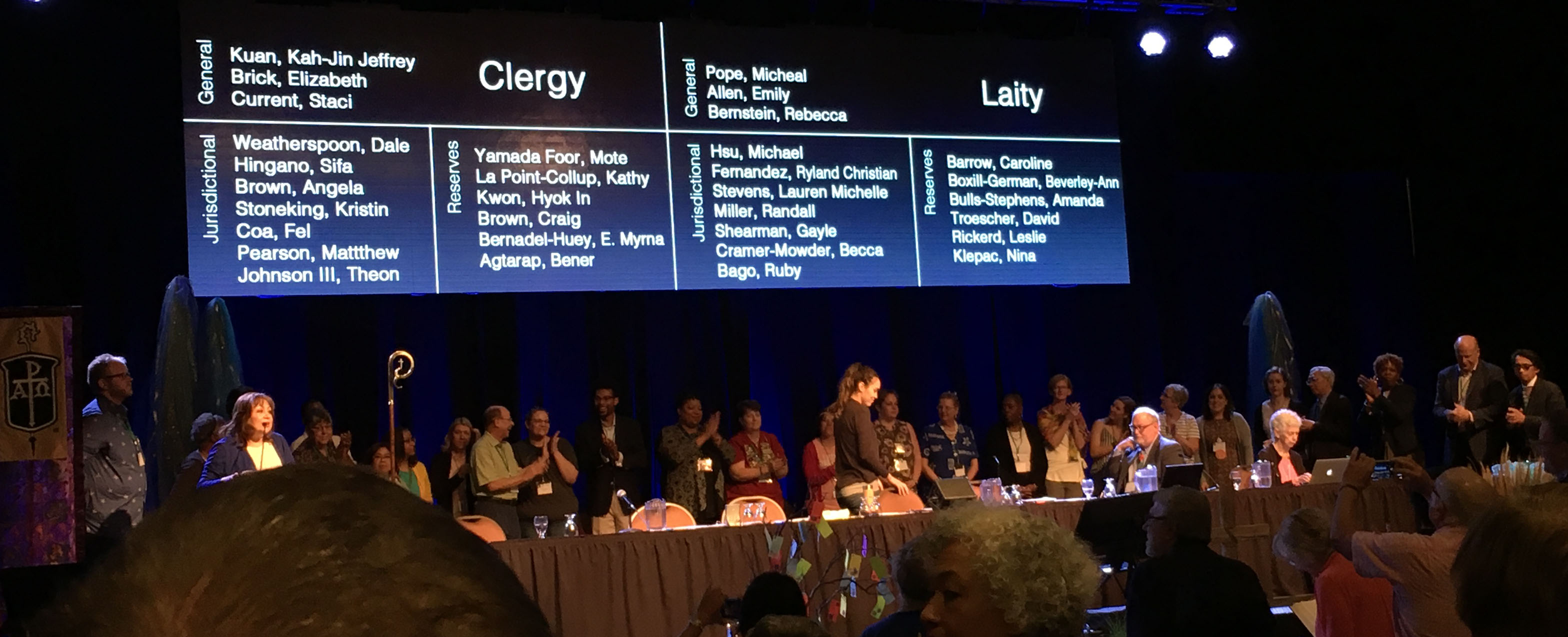 Final slate of GC and WJC delegates and reserves