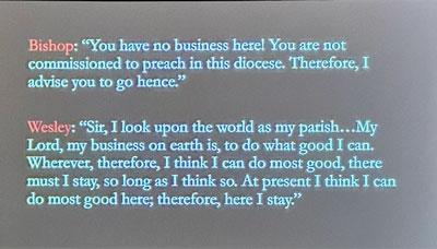 Bishop letter to Wesley and Wesley response