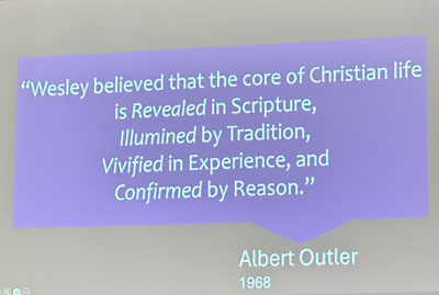 Wesleyan theological discernment Quadrilateral