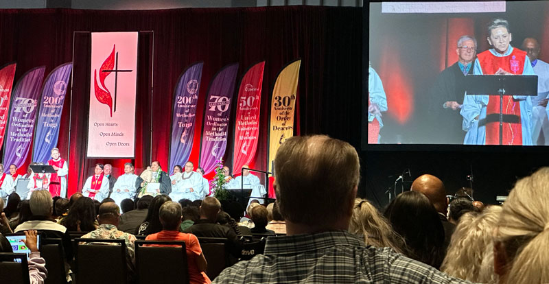 Bishop Cynthia Fierro Harvey preaches in Ordination Service